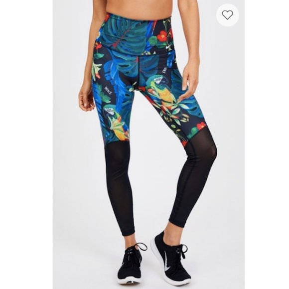 nike parrot leggings